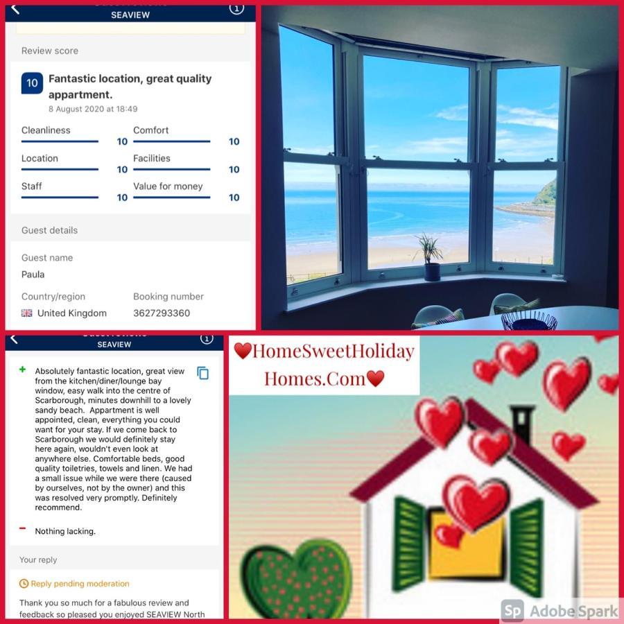 Seaview North Bay Holiday Home Apartment Скарборо Экстерьер фото